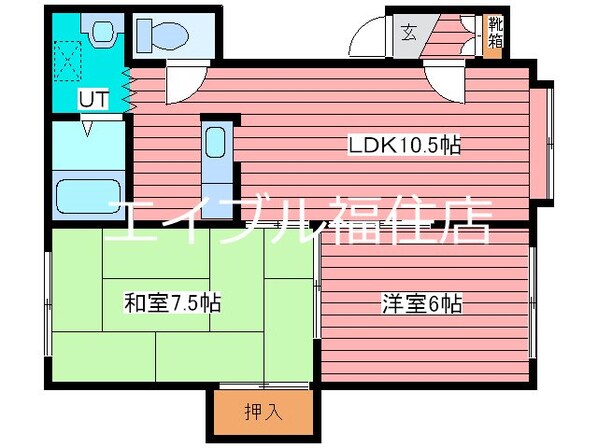 童里夢北野通りの物件間取画像